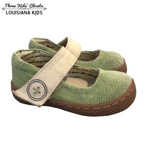 Livie & Luca Sz 4 Green Carta II Mary Jane Shoes